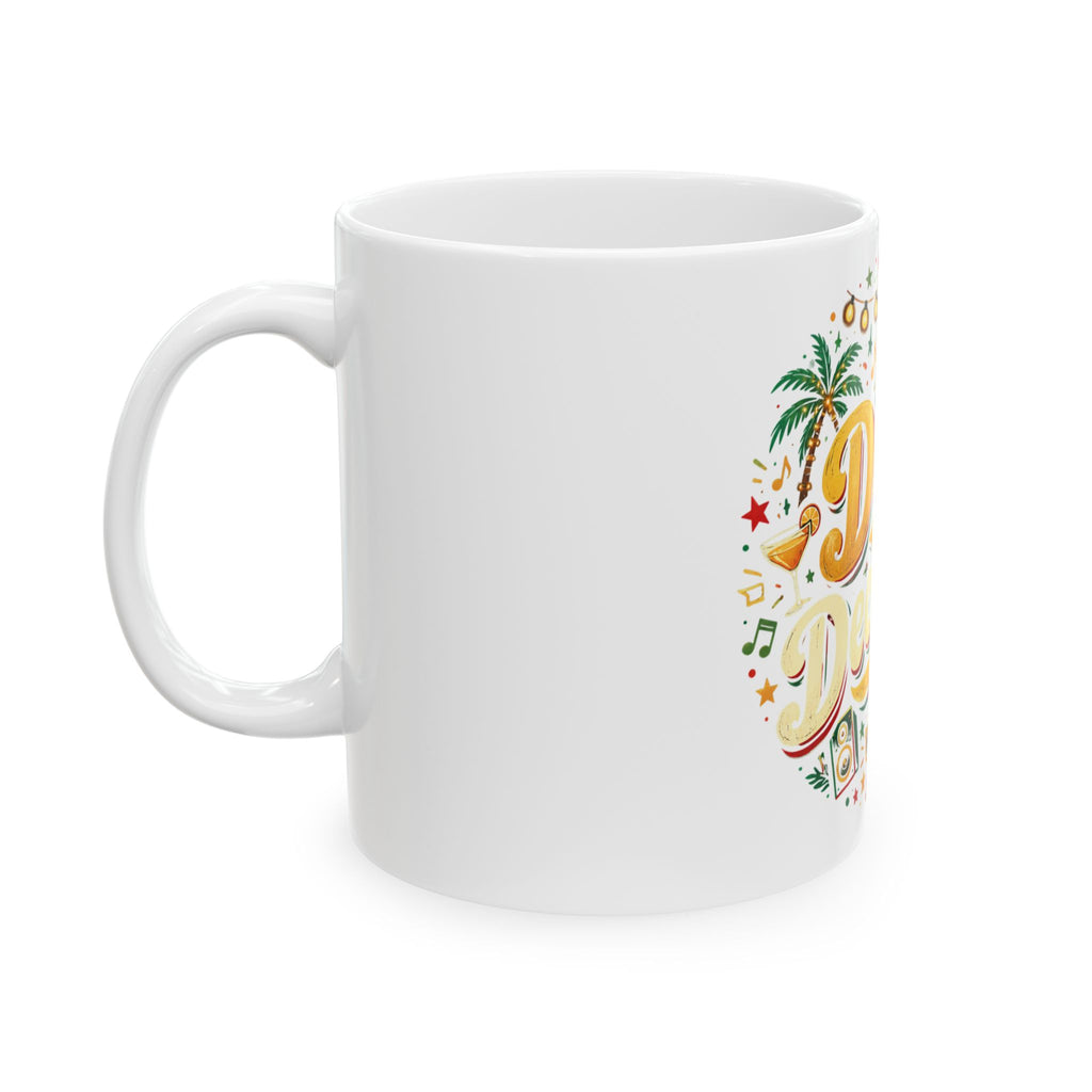 Detty December Holiday Design Ceramic Mug